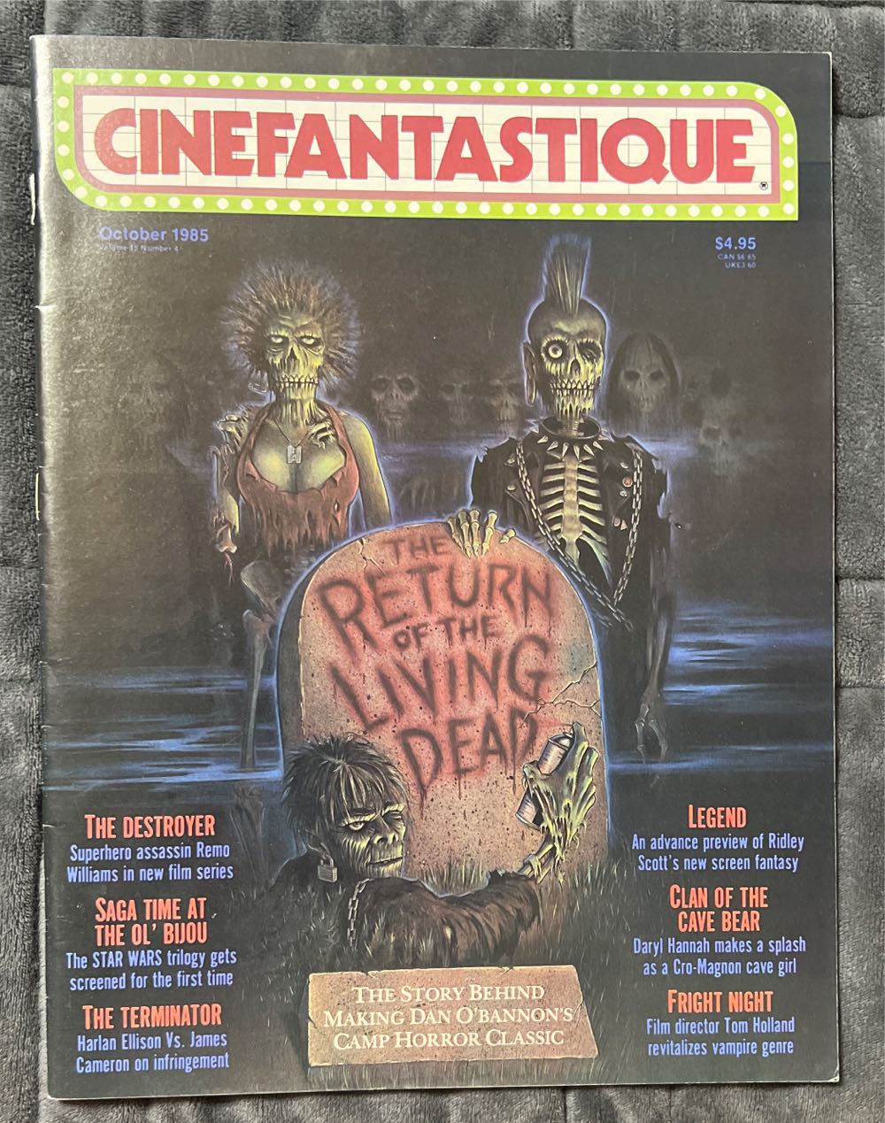 Cinefantasique The Return Of The Living Dead (October) magazine collectible - Main Image 1