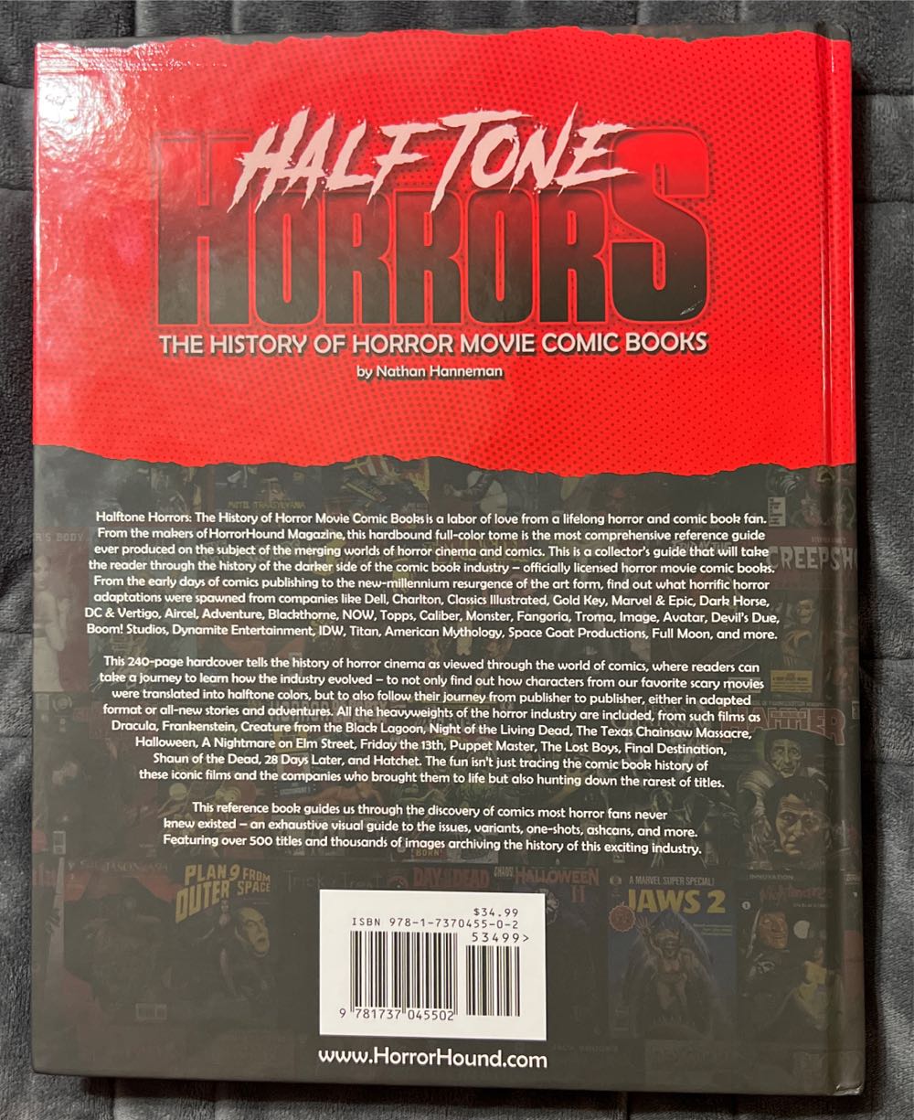 Halftone Horror History Of Horror Movie  magazine collectible [Barcode 978173704550253499] - Main Image 2