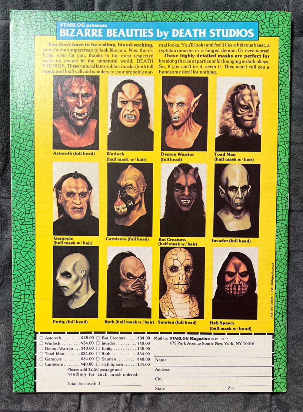 Fangoria #15 Halloween II  magazine collectible - Main Image 2