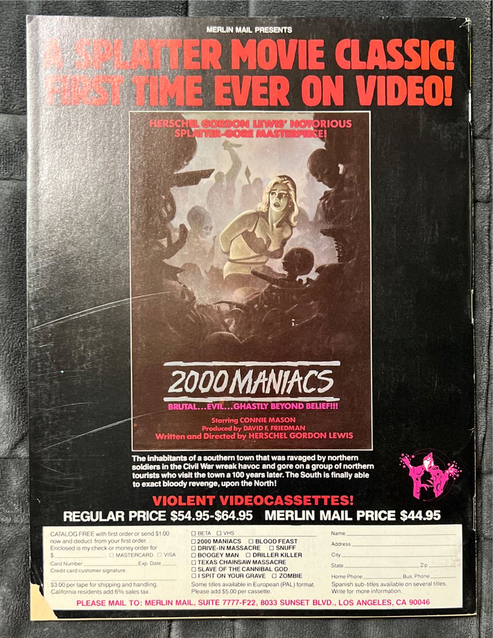 Fangoria #22 Halloween III  magazine collectible - Main Image 2