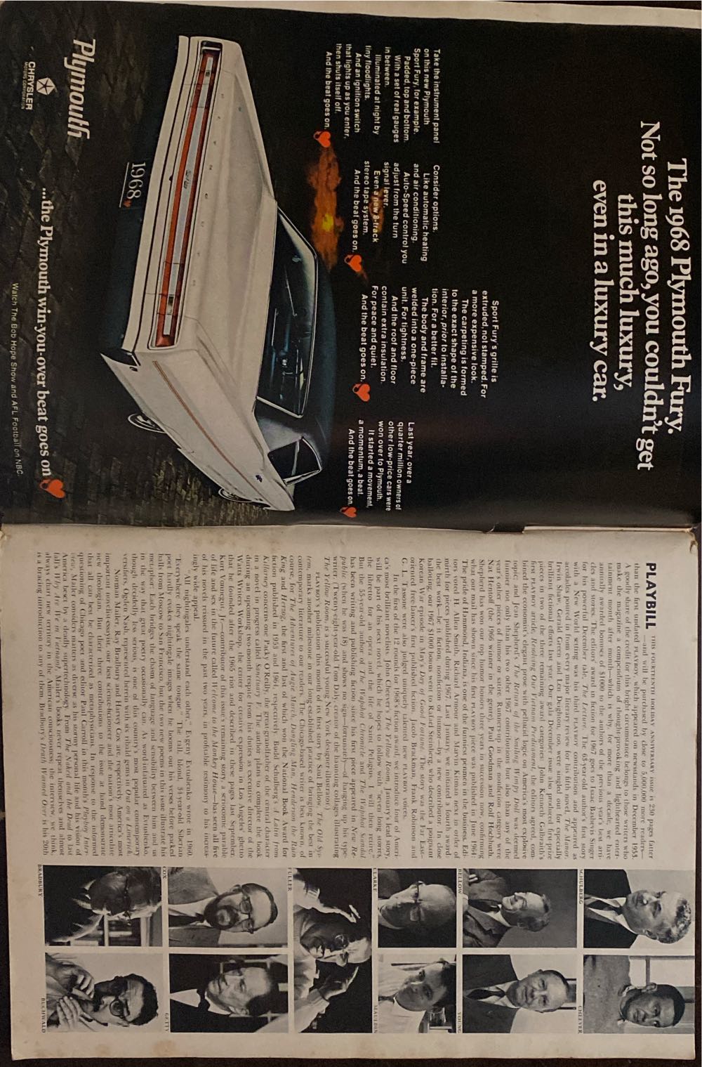 Playboy 1968 - 01  (January) magazine collectible - Main Image 2