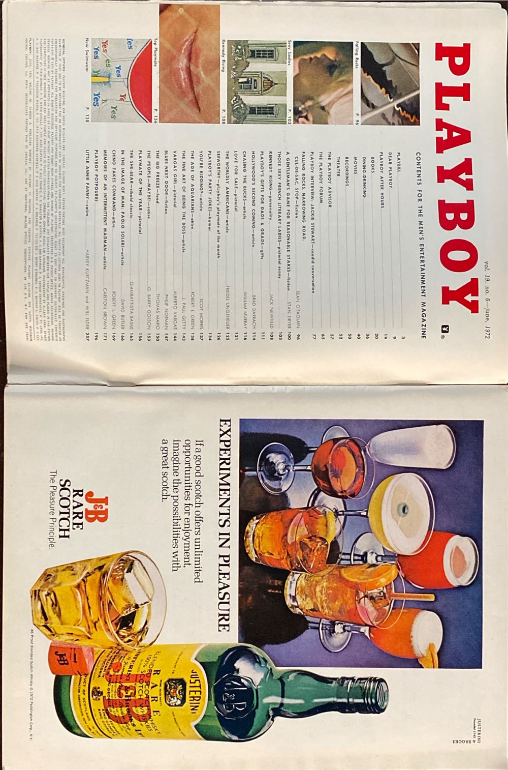 Playboy 1972 - June  (June) magazine collectible - Main Image 2