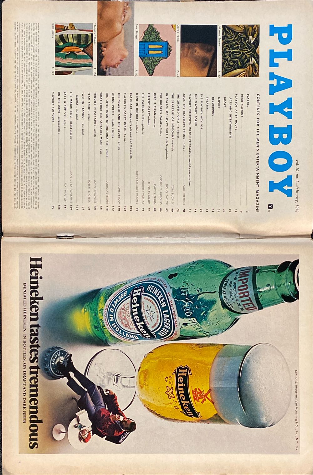 Playboy 1973 - 02  (February) magazine collectible - Main Image 2