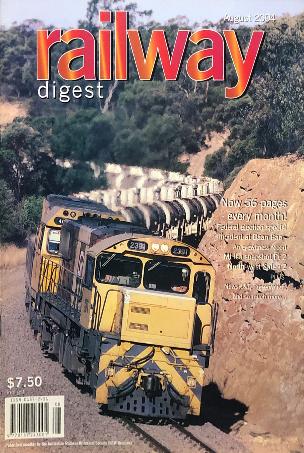 Railway Digest  (August) magazine collectible - Main Image 1
