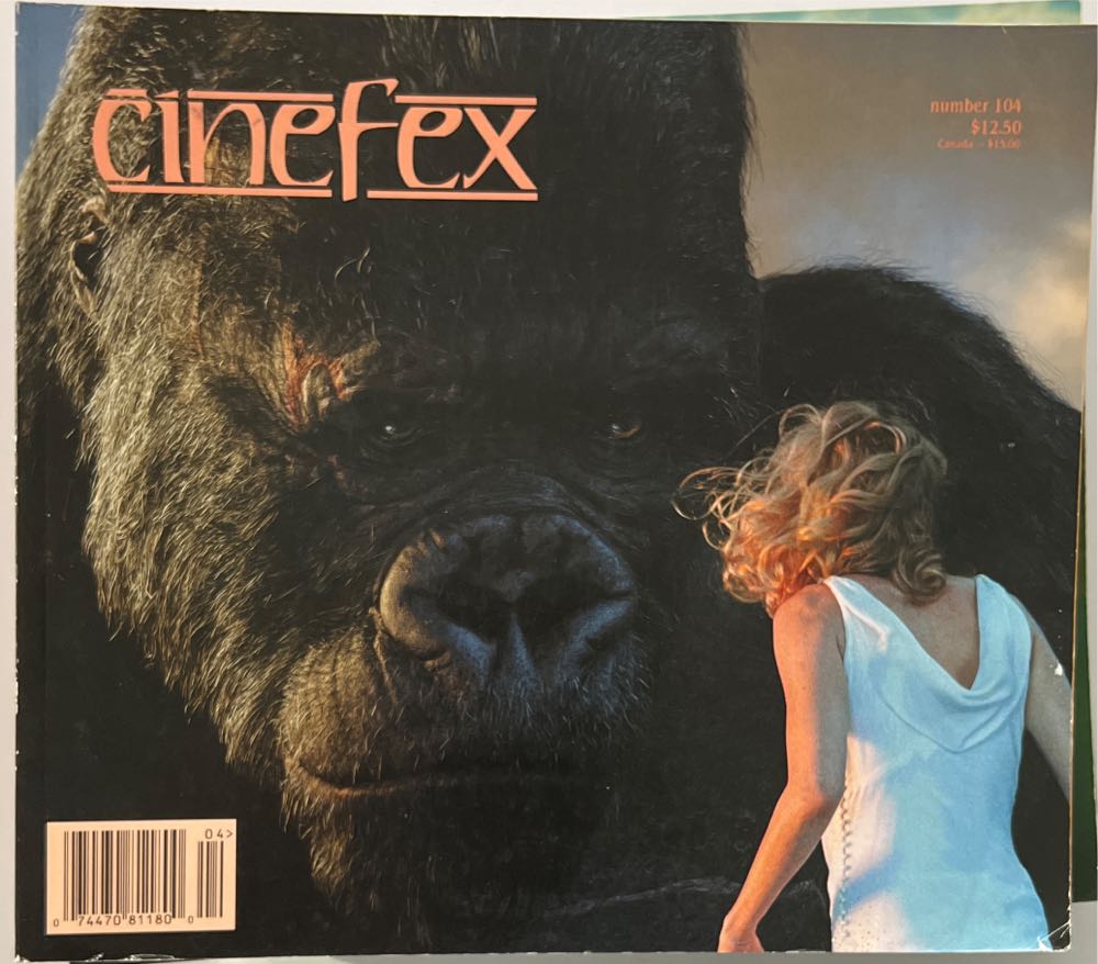 Cinefex #104 Tfaw  magazine collectible [Barcode 07447081180004] - Main Image 1