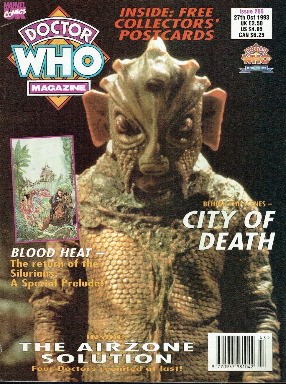 Doctor Who Magazine 205 (October) magazine collectible - Main Image 1