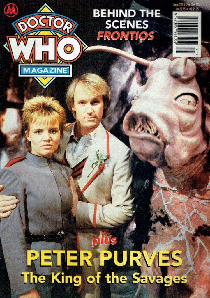 Doctor Who Magazine 220  (December) magazine collectible - Main Image 1