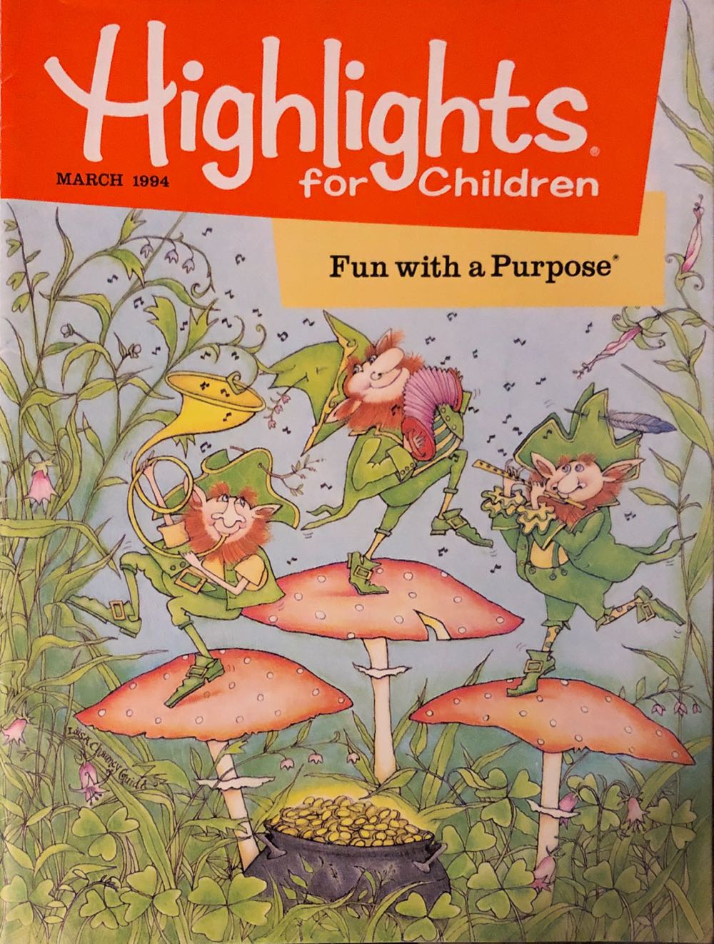 Highlights: March 1994  magazine collectible - Main Image 1