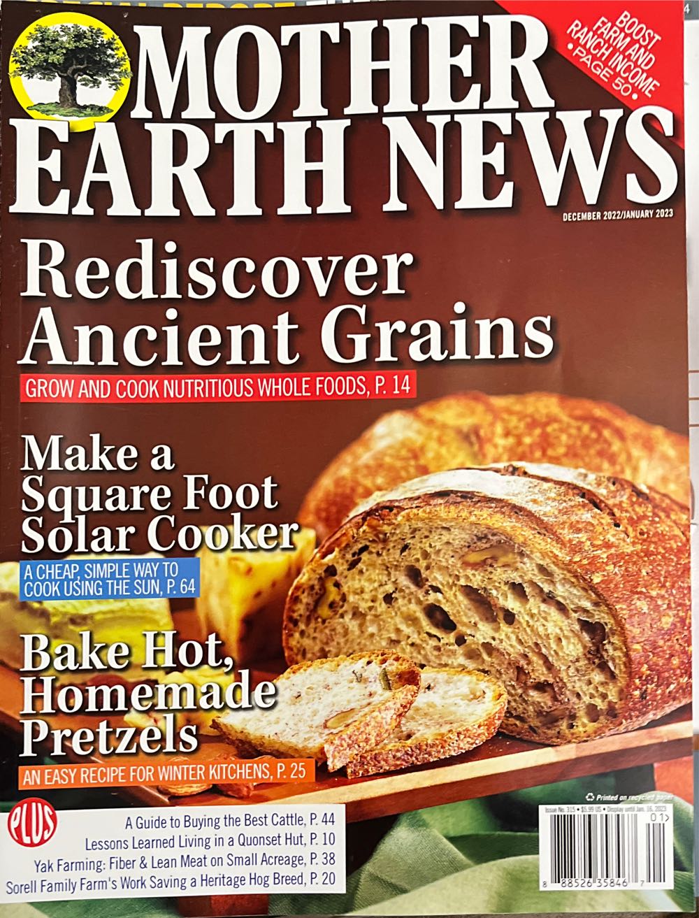 Mother Earth News  (January) magazine collectible [Barcode 88852635846701] - Main Image 1