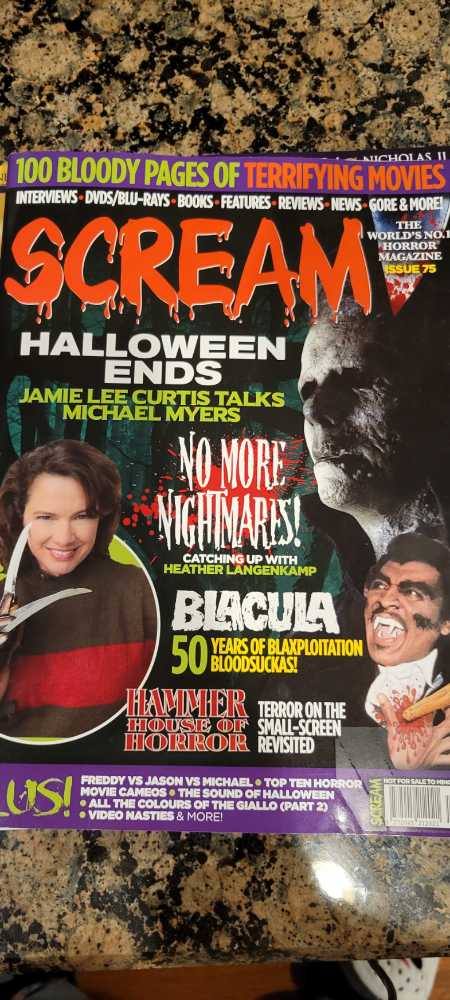 Scream  (December) magazine collectible - Main Image 1