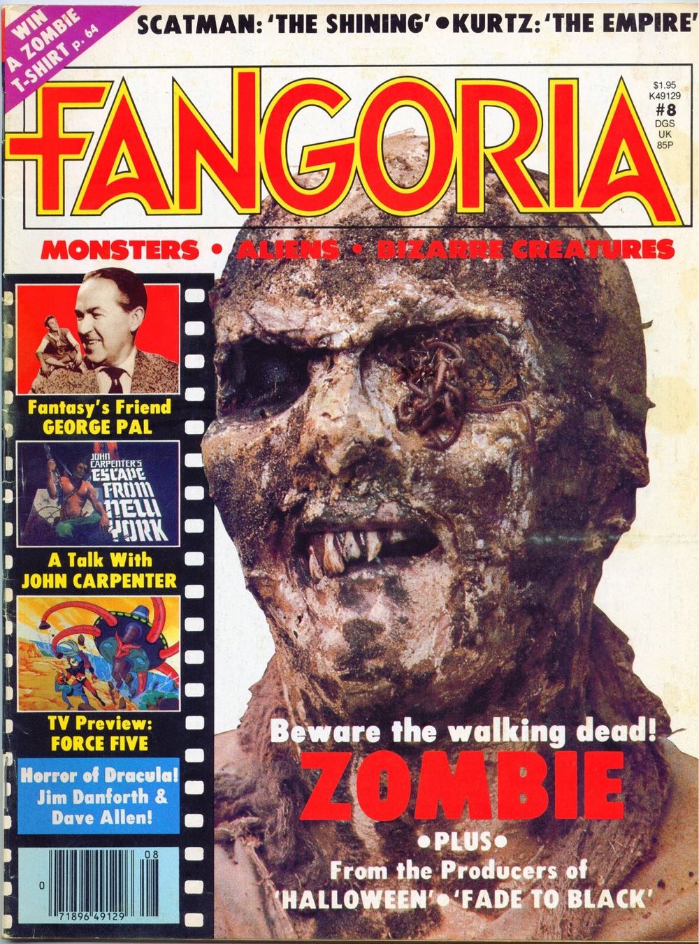 Fangoria #8  (October) magazine collectible [Barcode 07189649129608] - Main Image 1