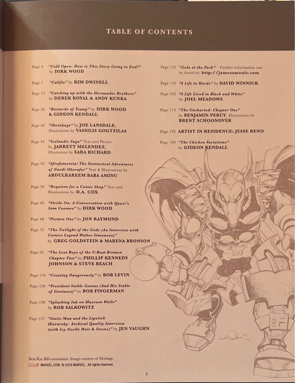 Full Bleed, Comics & Culture Quarterly, Vol 2  magazine collectible [Barcode 978168405441152500] - Main Image 3