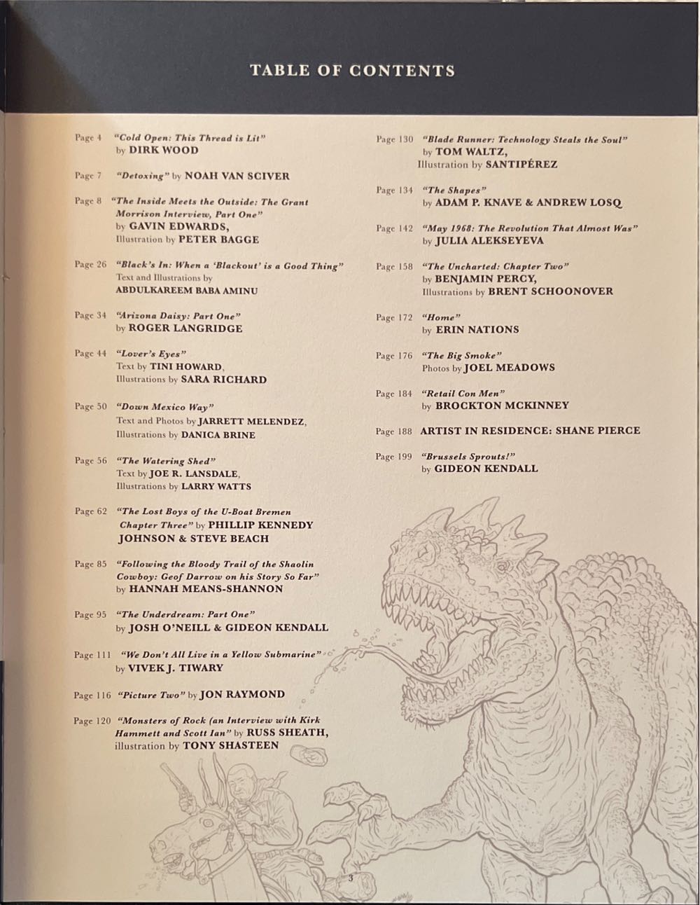 Full Bleed, Comics & Culture Quarterly, Vol 3  magazine collectible [Barcode 978168405532652500] - Main Image 3