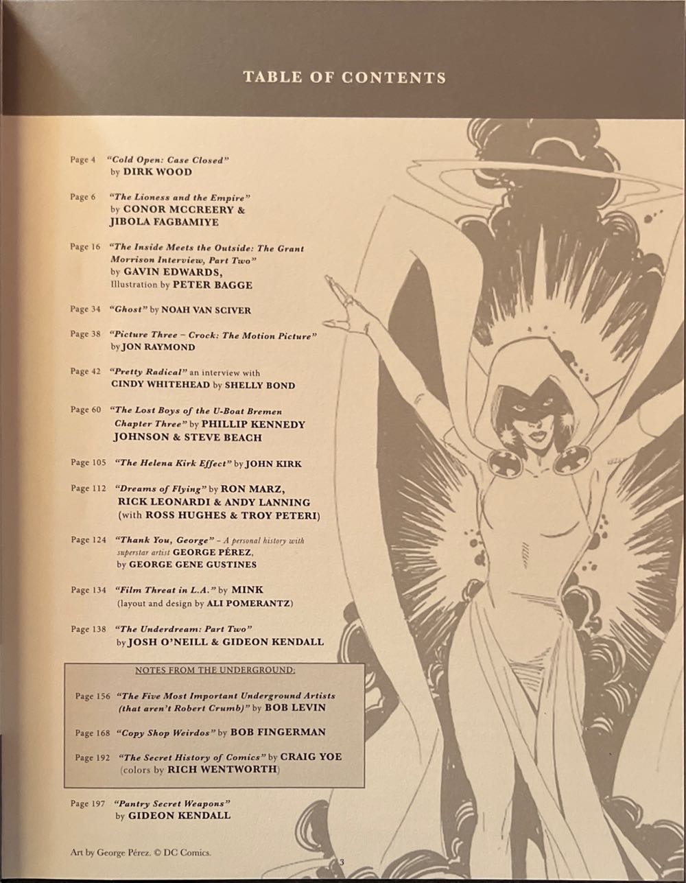 Full Bleed, Comics & Culture Quarterly, Vol 4, The End  magazine collectible [Barcode 978168405834152500] - Main Image 3