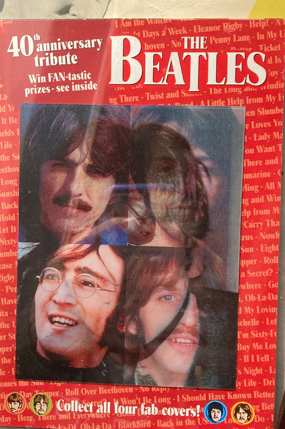 40th anniversary tribute to the Beatles TV Guide  magazine collectible - Main Image 1