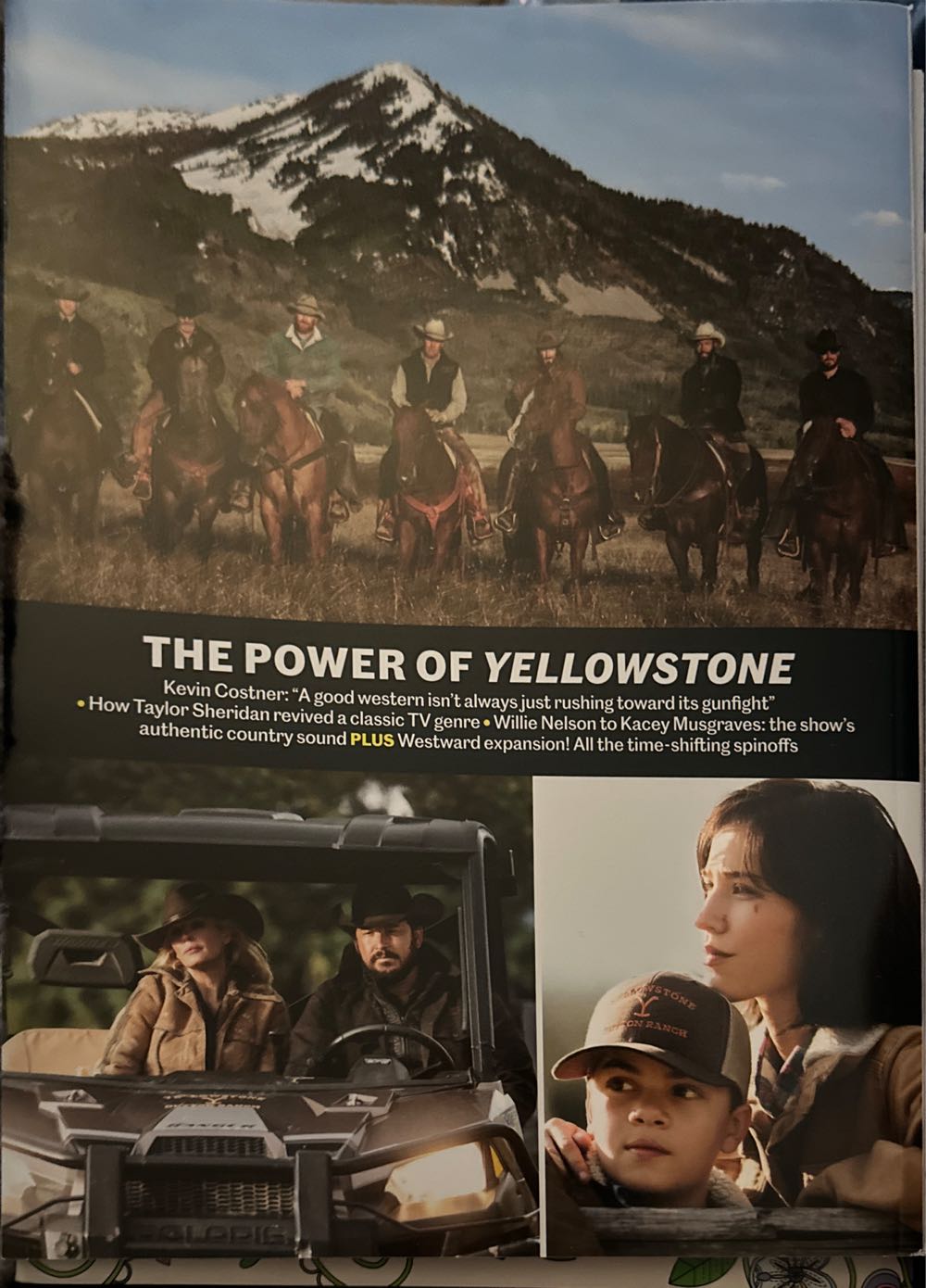 Yellowstone  (February) magazine collectible [Barcode 07244010553987] - Main Image 2