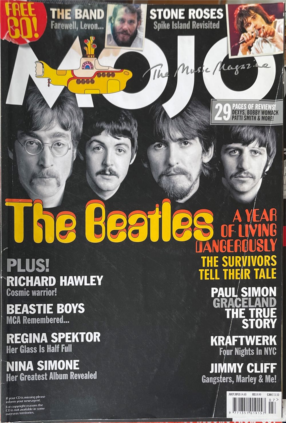 Mojo 2012 07 July  magazine collectible - Main Image 1