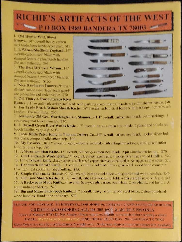 the Backwoodsman  (November) magazine collectible - Main Image 2