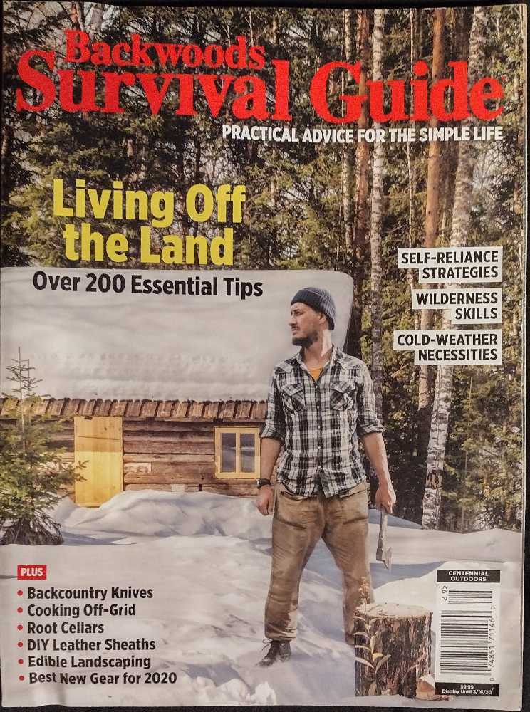 Backwoods Survival Guide  (February) magazine collectible - Main Image 1