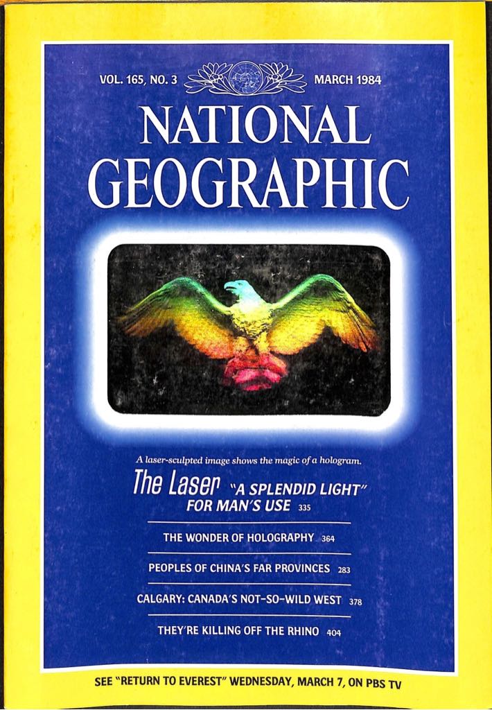 National Geographic 1984 March (March) magazine collectible - Main Image 1