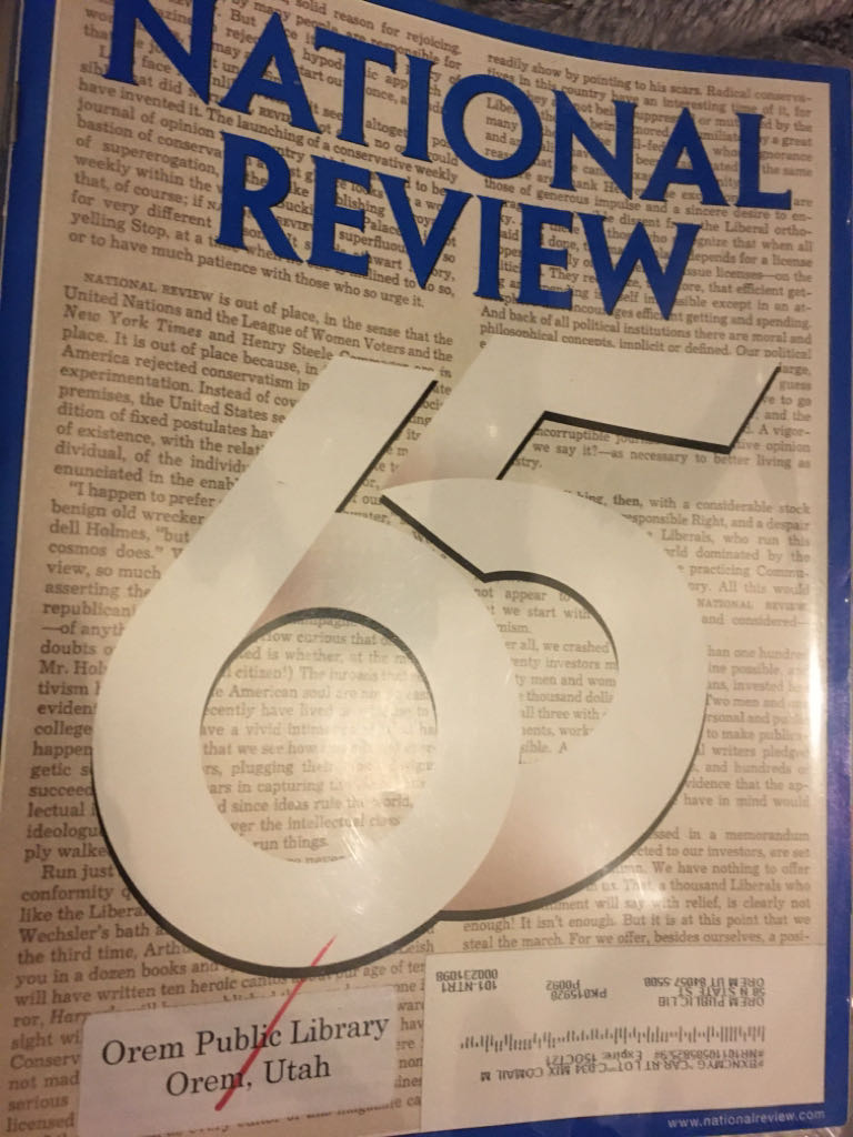 National Review 2020 December 17  (December) magazine collectible - Main Image 1