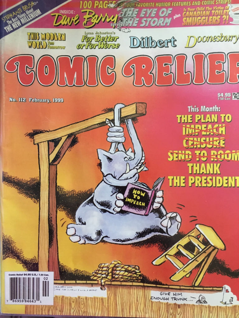 Comic Relief Magazine 1999 February 112  (February) magazine collectible - Main Image 1