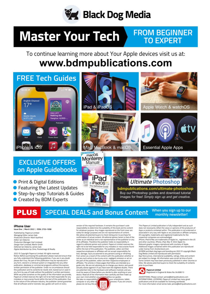 iPhone User  2022 February  (February) magazine collectible - Main Image 2