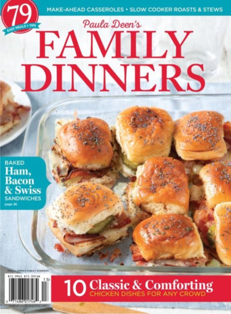 Paula Deens Family Dinners 2021 April  (April) magazine collectible - Main Image 1
