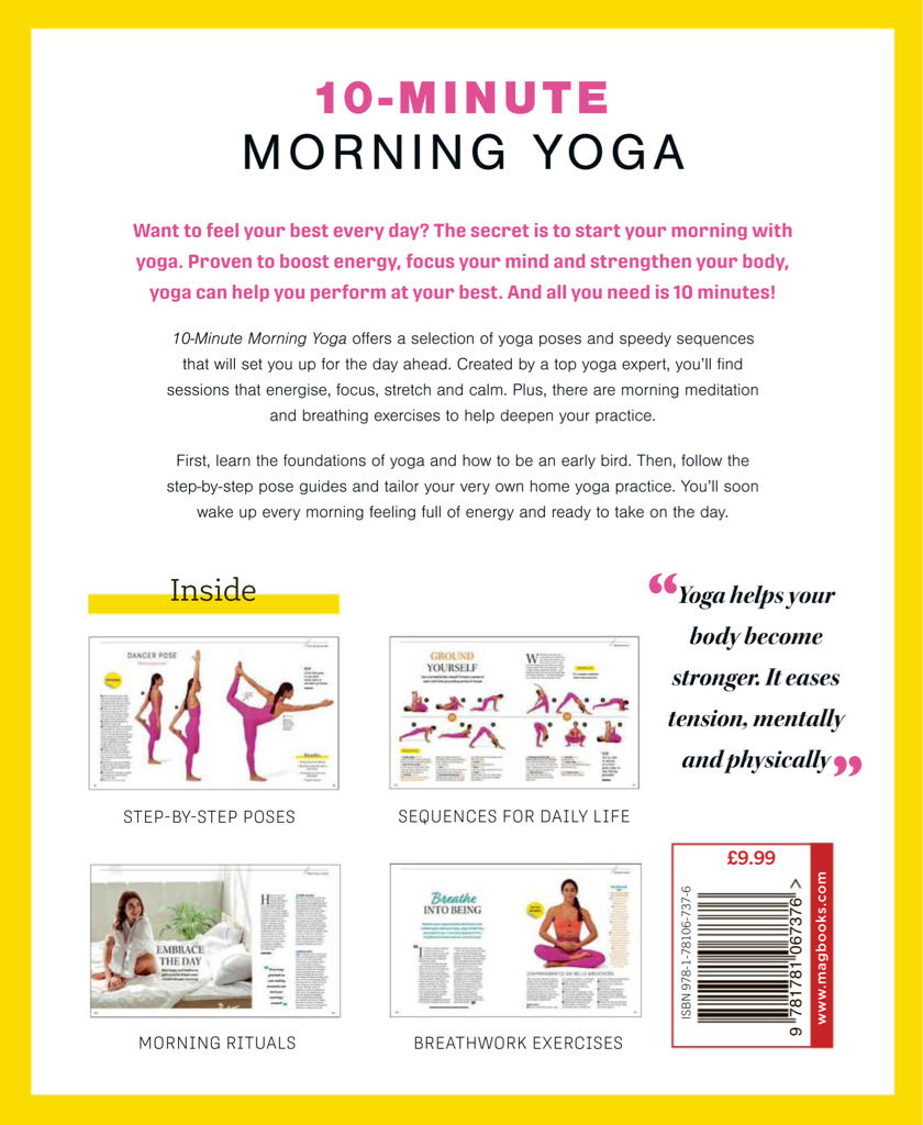 10 Minute Morning Yoga 2021  (February) magazine collectible - Main Image 2