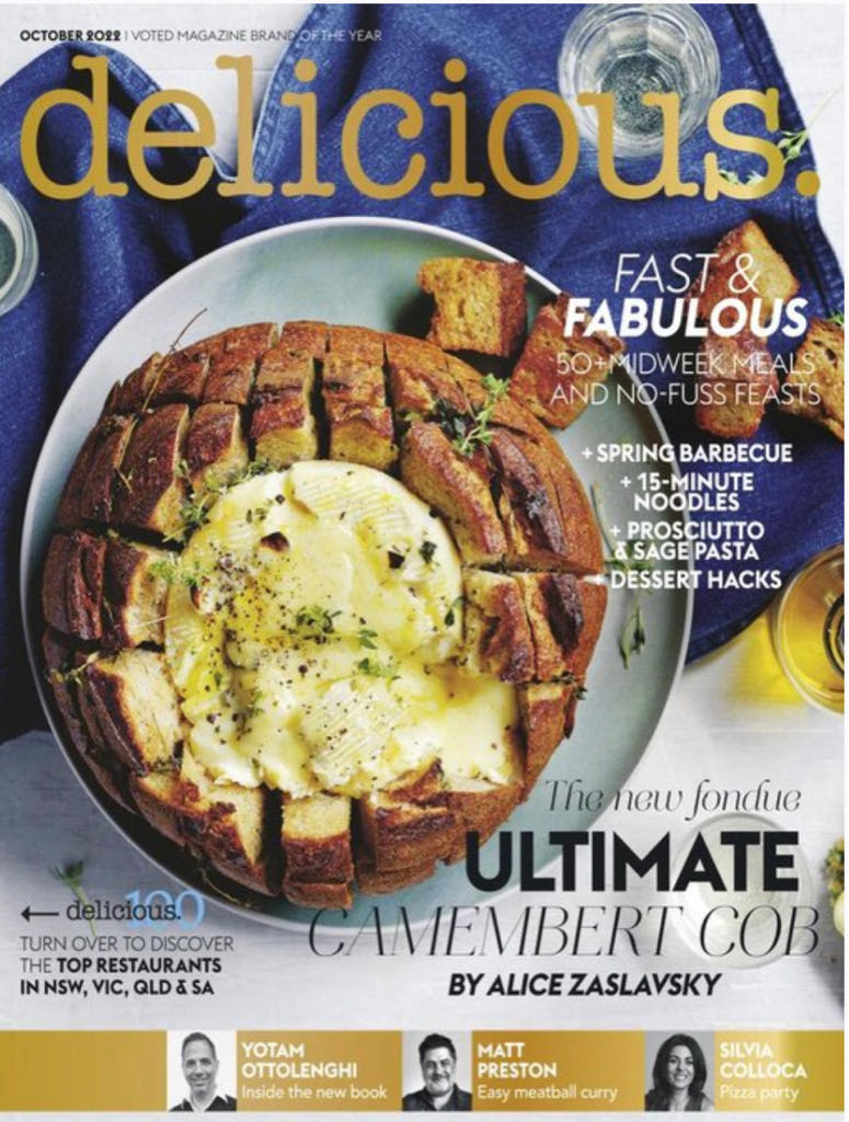 delicious.  2022 October  (October) magazine collectible - Main Image 1