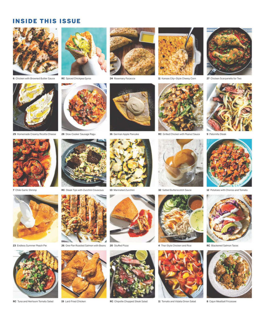 Cook’s Country  2020 August-September  (August) magazine collectible - Main Image 2