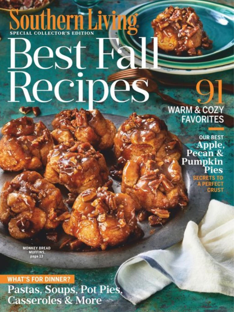 Southern Living Best Fall Recipes 2020 August  (August) magazine collectible - Main Image 1