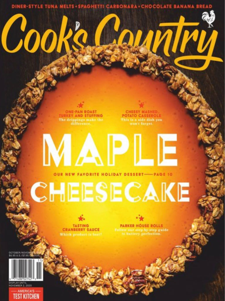 Cook’s Country  2020 October-November  (October) magazine collectible - Main Image 1