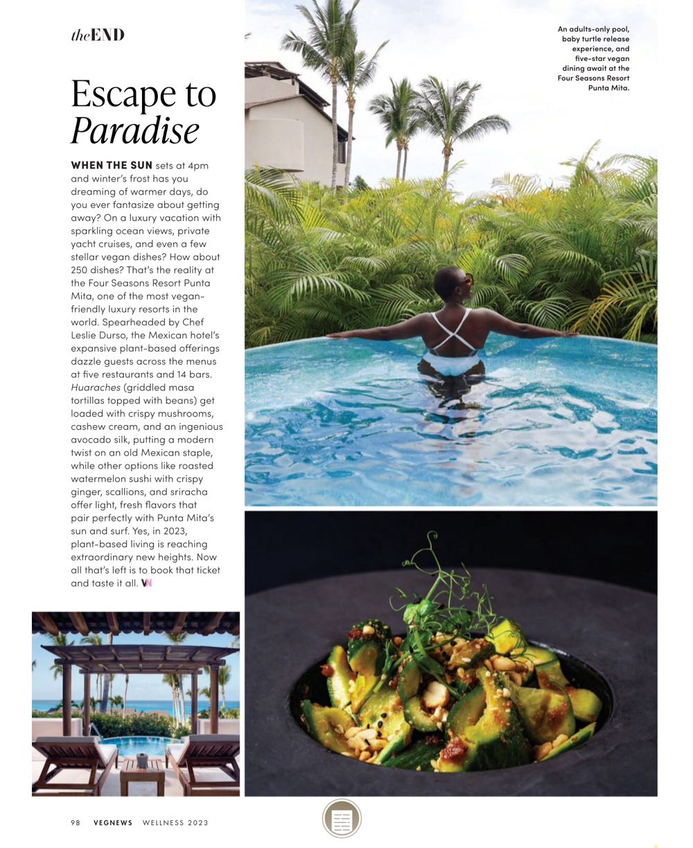 VegNews Magazine Wellness  2023 December  (December) magazine collectible - Main Image 2