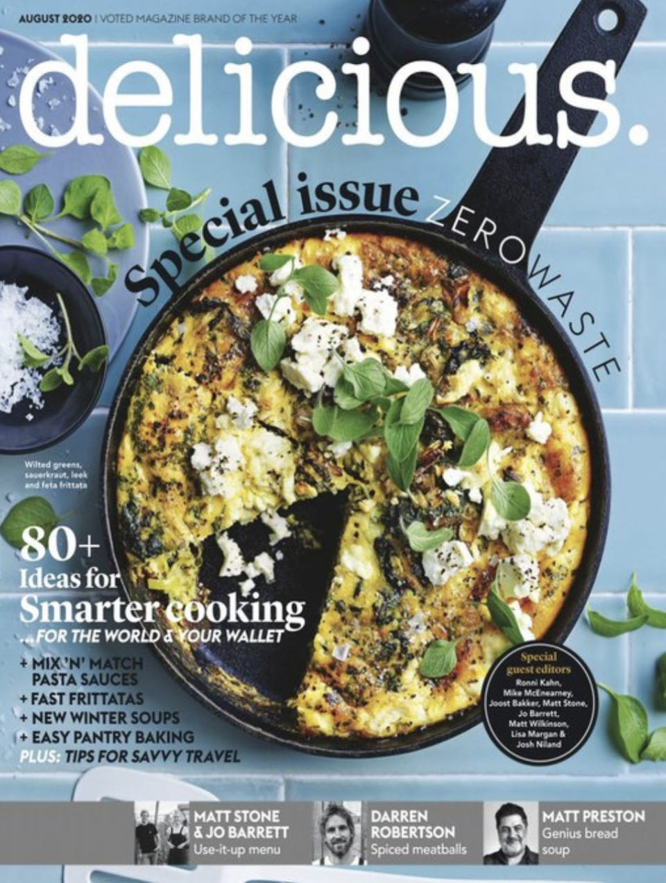 delicious  2020 August  (August) magazine collectible - Main Image 1