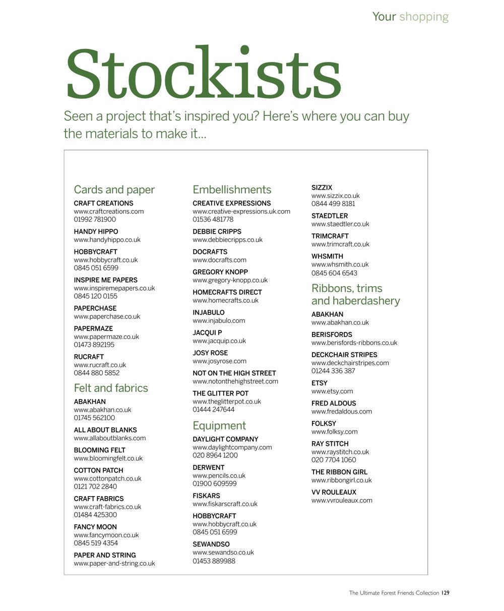 The Ultimate Forest Friends Cross Stitch Collection  (September) magazine collectible - Main Image 2