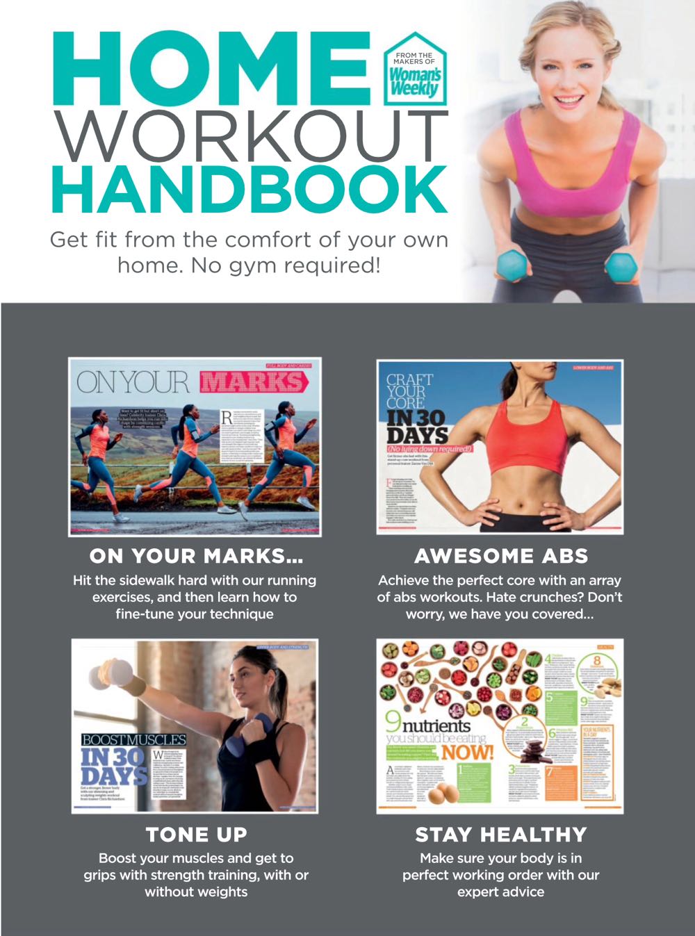 Home Workout Handbook  2022 December  (December) magazine collectible - Main Image 2