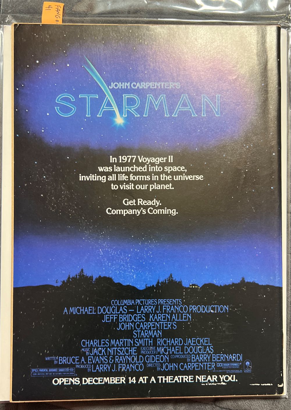 Fangoria #41 Starman  magazine collectible - Main Image 2