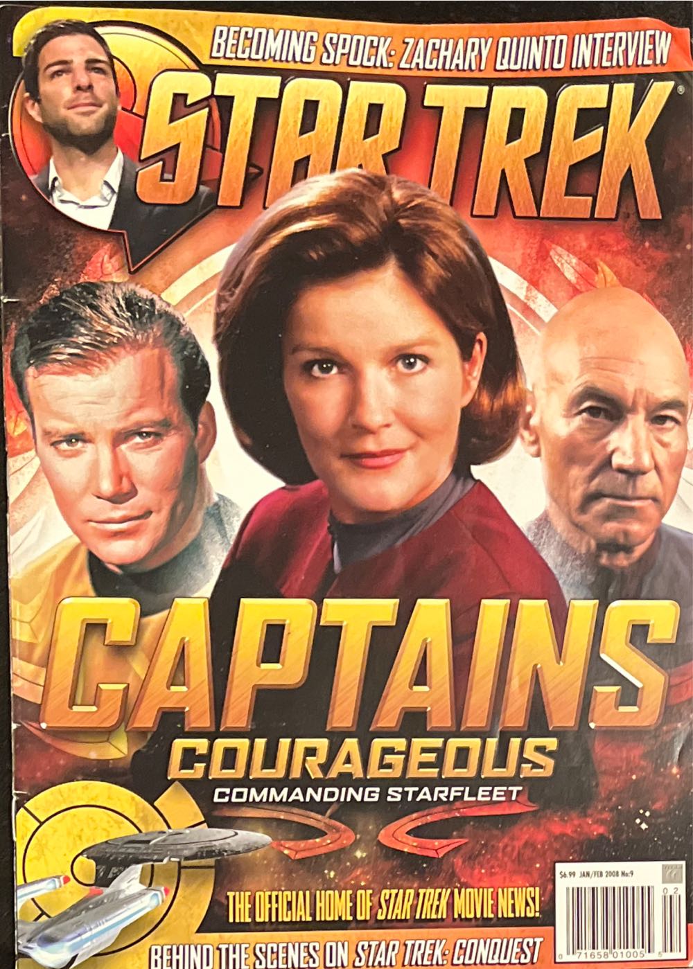 Star Trek Magazine 136/#9  (January) magazine collectible [Barcode 07165801005502] - Main Image 1