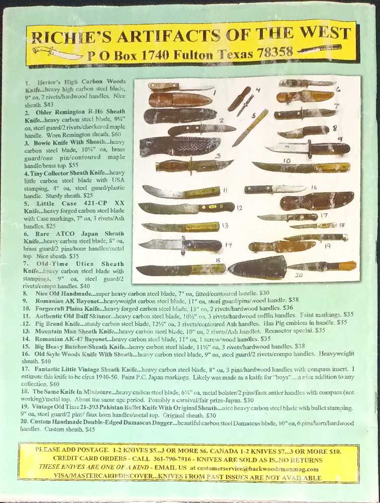 the Backwoodsman  (May) magazine collectible - Main Image 2