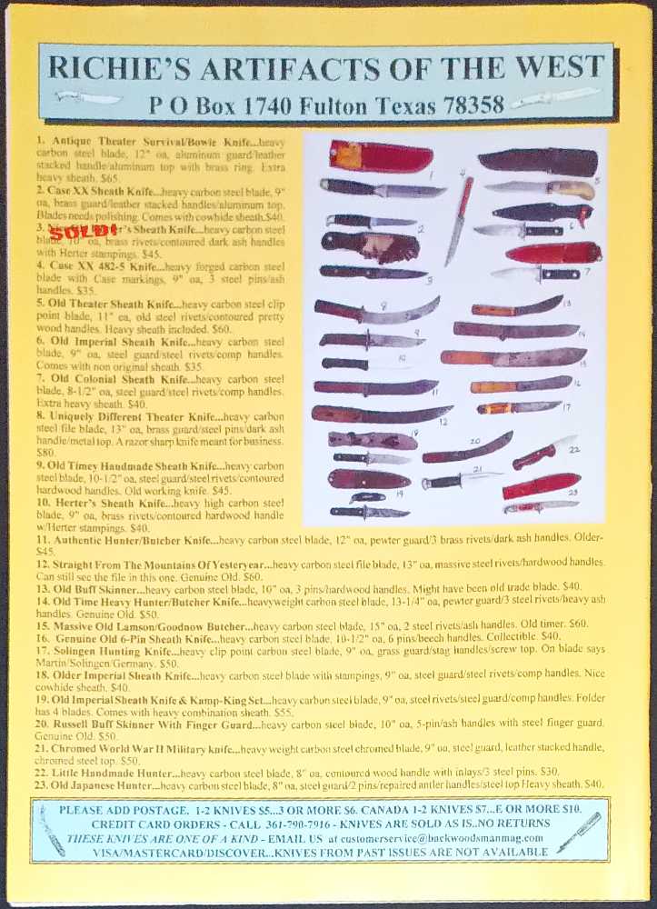 the Backwoodsman  (January) magazine collectible - Main Image 2