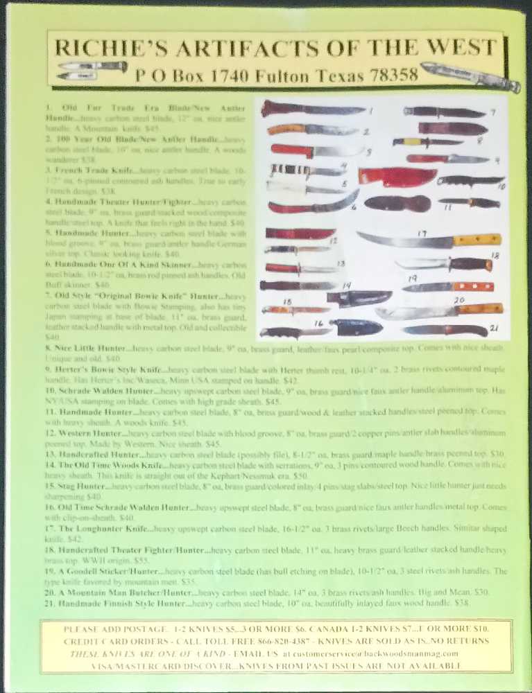 the Backwoodsman  (May) magazine collectible - Main Image 2