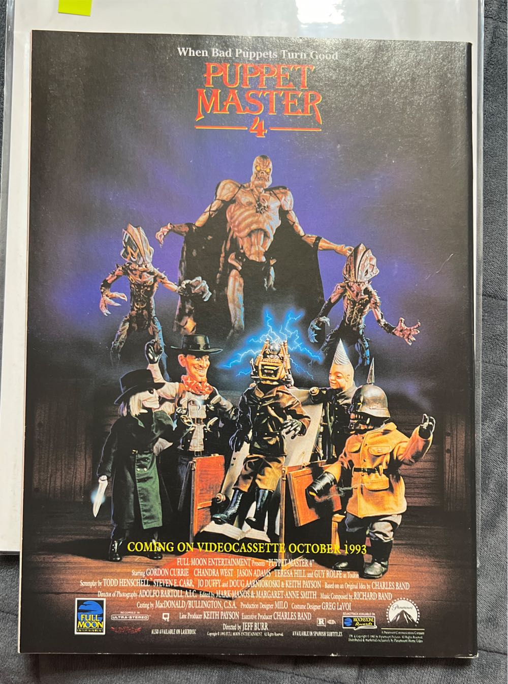 Fangoria #129 Puppet Master 4  magazine collectible - Main Image 2