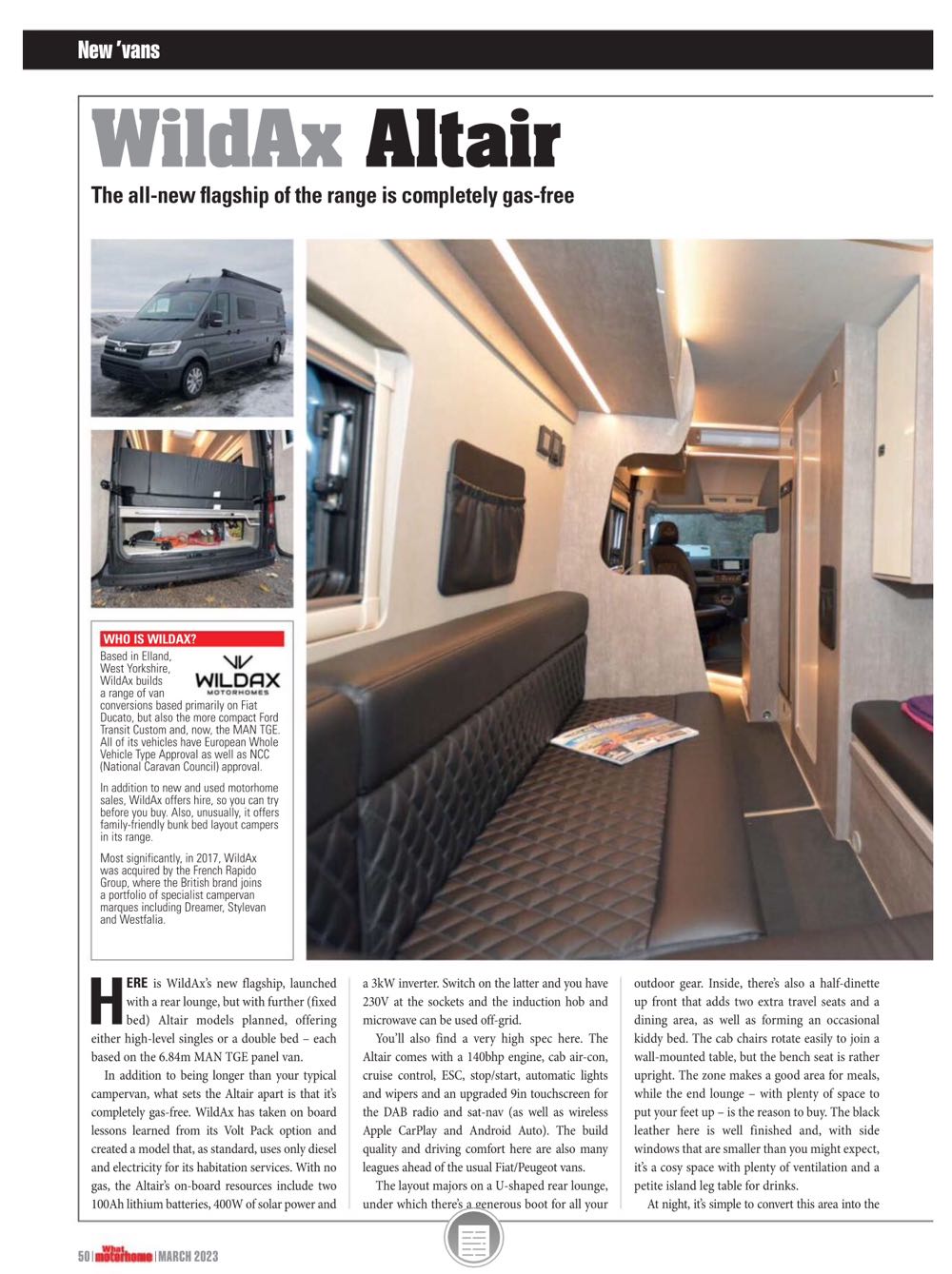 What Motorhome  2023 March  (March) magazine collectible - Main Image 2