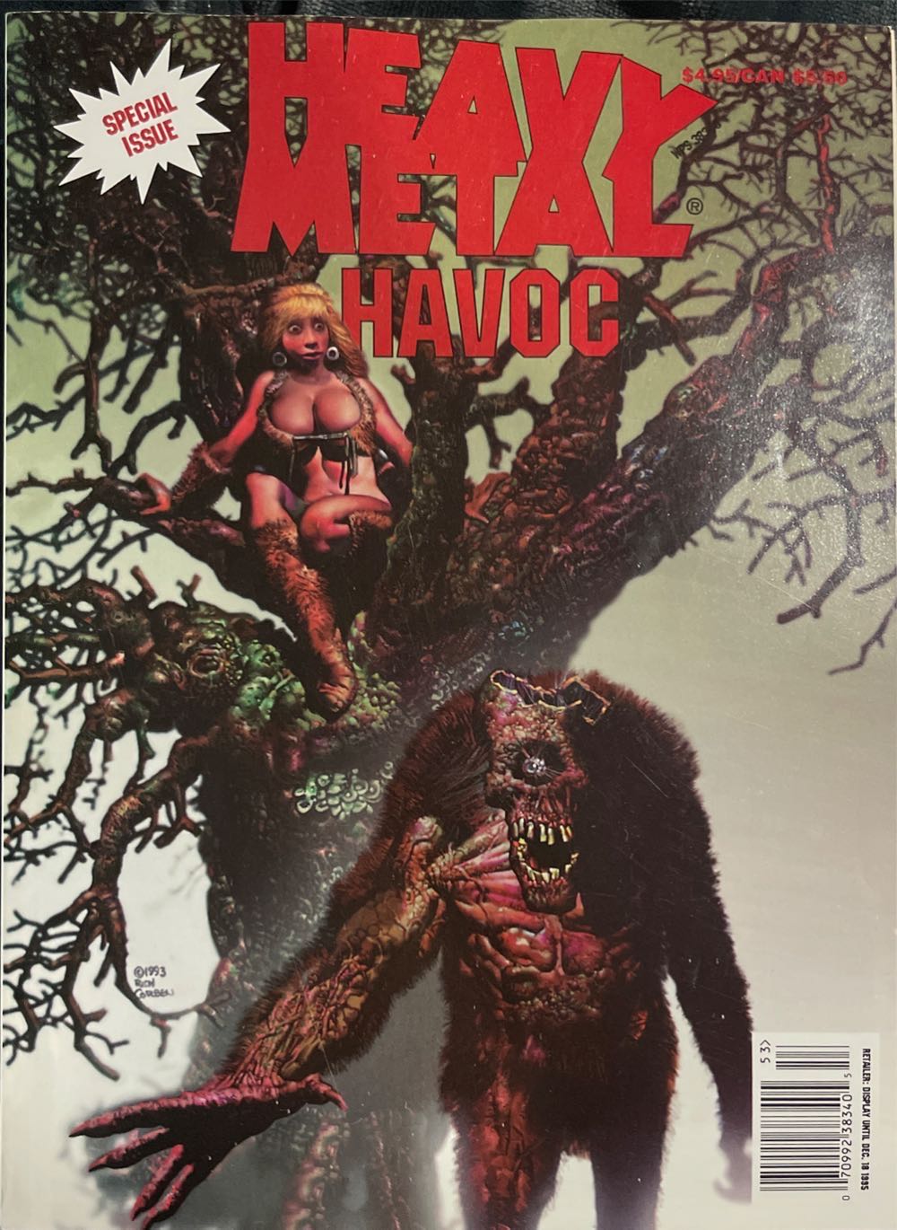 Heavy Metal Special Edition  (December) magazine collectible [Barcode 07099238340553] - Main Image 1