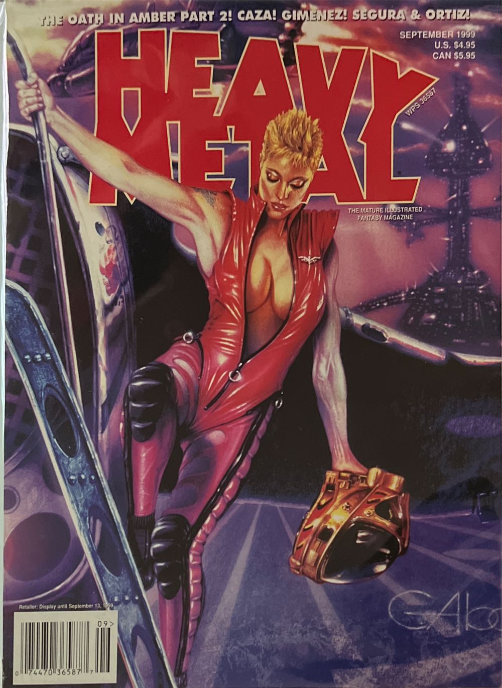 Heavy Metal  (September) magazine collectible [Barcode 07447036587709] - Main Image 1