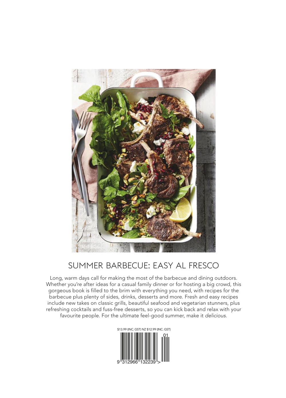 delicious. Cookbook Summer Barbeque  2023 January  (January) magazine collectible [Barcode 931296613223901] - Main Image 2