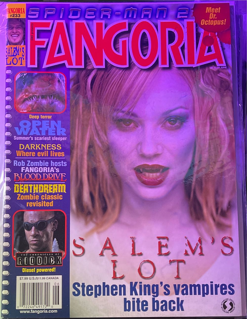 Fangoria  (June) magazine collectible [Barcode 07224649172006] - Main Image 1