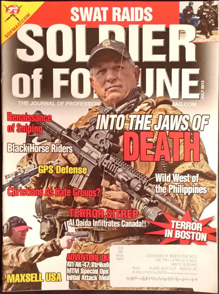 Soldier Of Fortune  (July) magazine collectible - Main Image 1