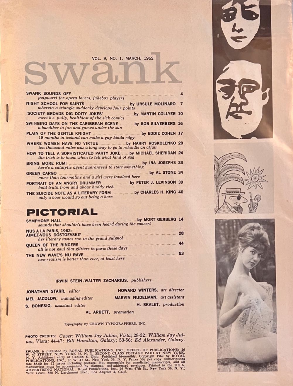 Swank (March) magazine collectible - Main Image 2